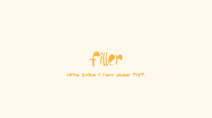 filler_ Font