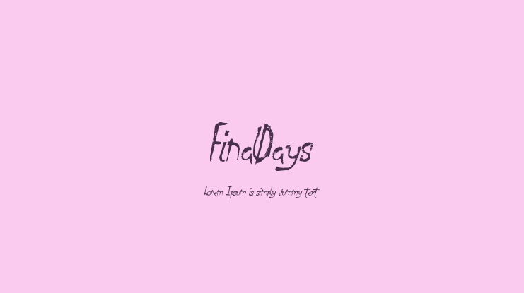 FinalDays Font