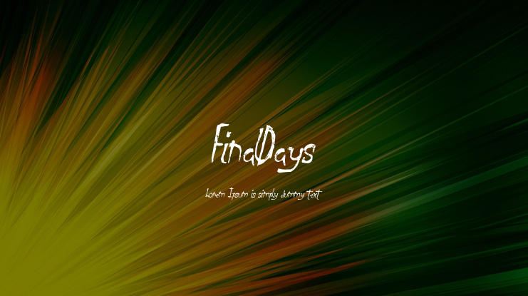 FinalDays Font