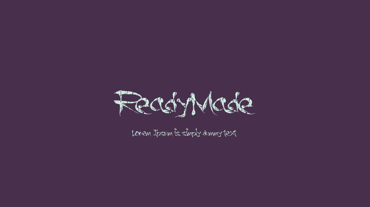 ReadyMade Font