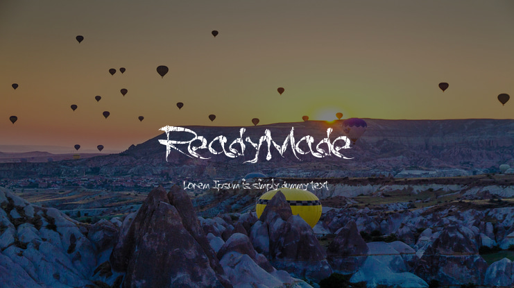 ReadyMade Font
