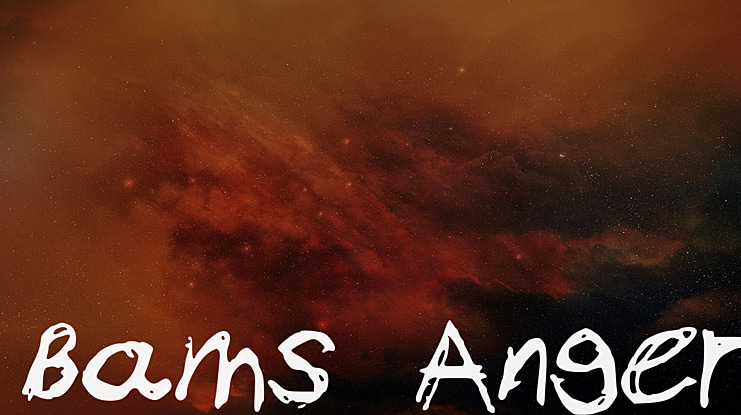 Bams Anger Font