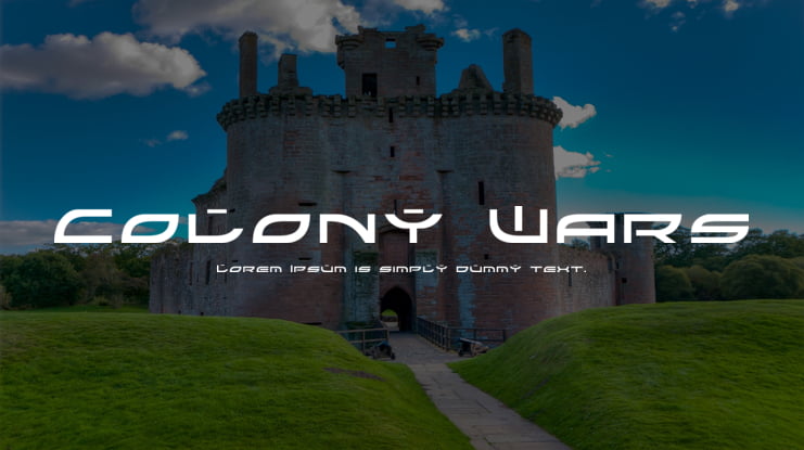 Colony Wars Font