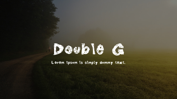 Double G Font