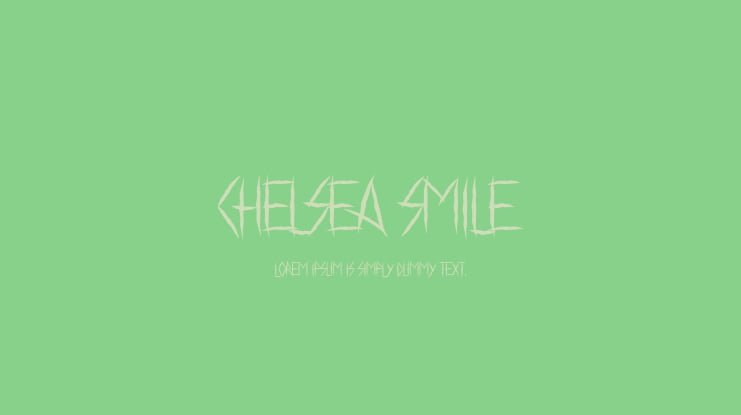 Chelsea Smile Font