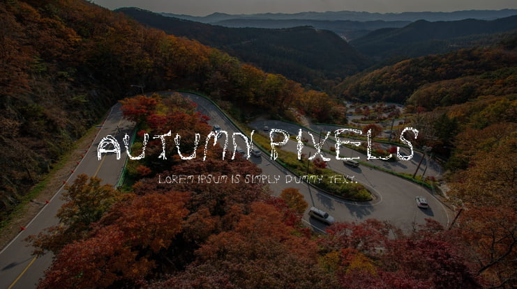 Autumn Pixels Font