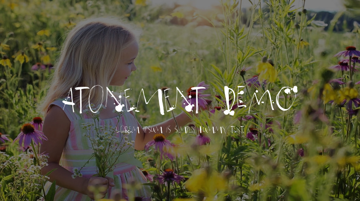 Atonement DEMO Font