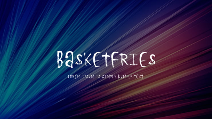 BasketFries Font