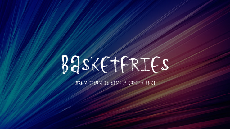 BasketFries Font