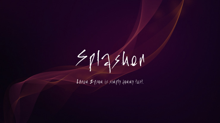 Splasher Font