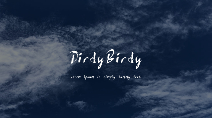 DirdyBirdy Font