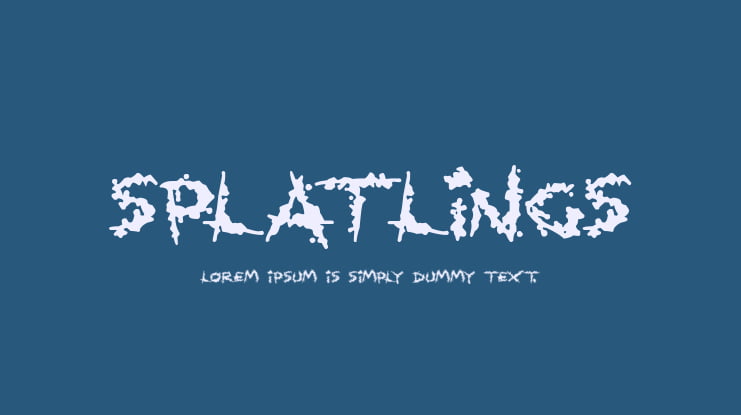 Splatlings Font