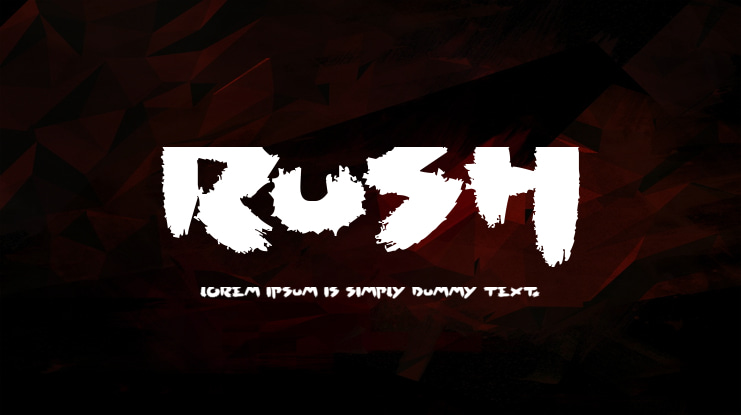 Rush Font