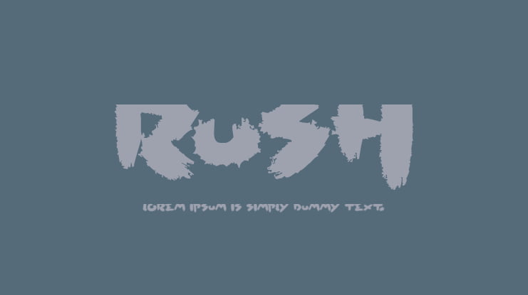 Rush Font