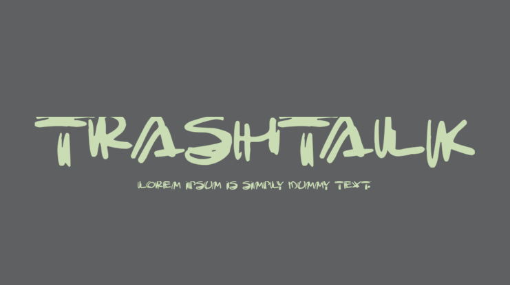 Trashtalk Font