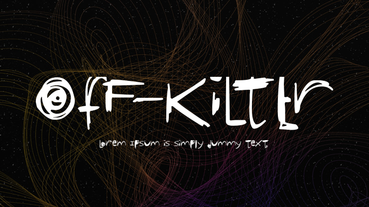 OfF-KiLtEr Font