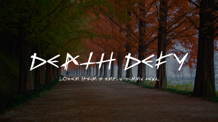 DEATH_DEFY Font