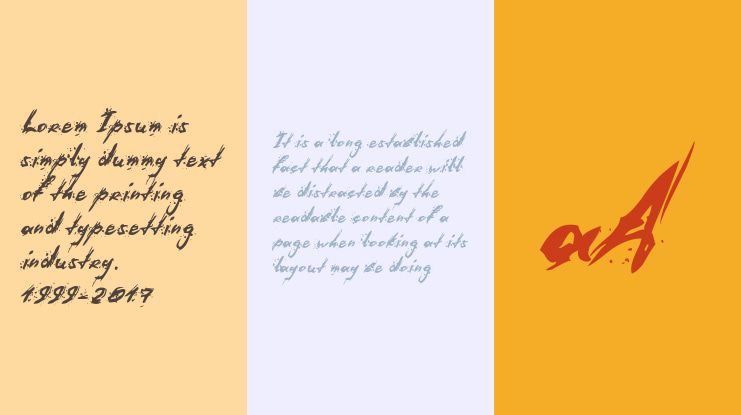 Last Words from Earth Font