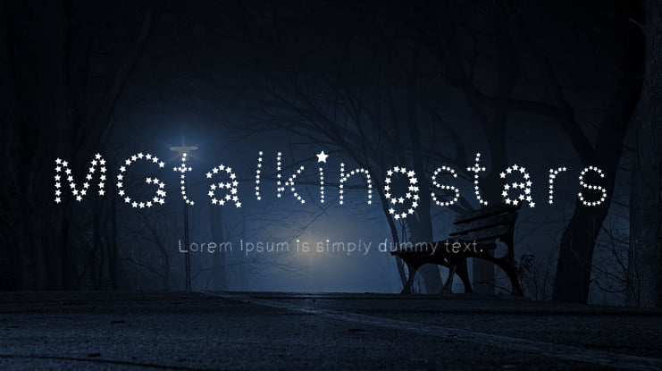MGtalkingstars Font