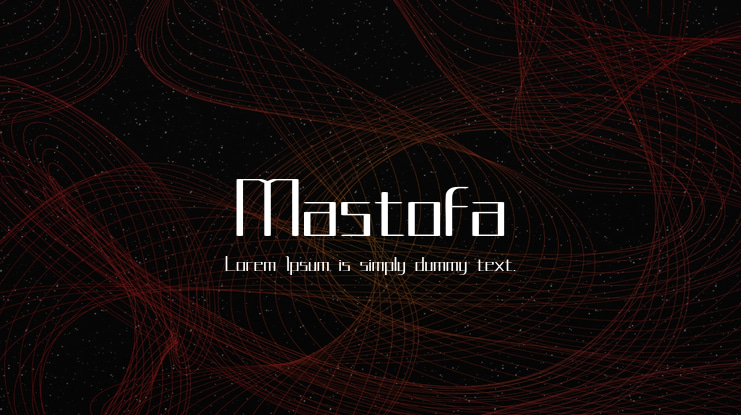 Mastofa Font