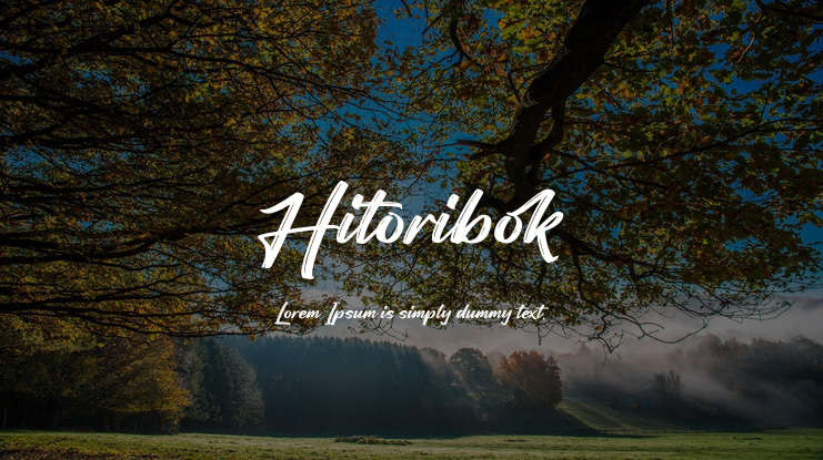 Hitoribok Font