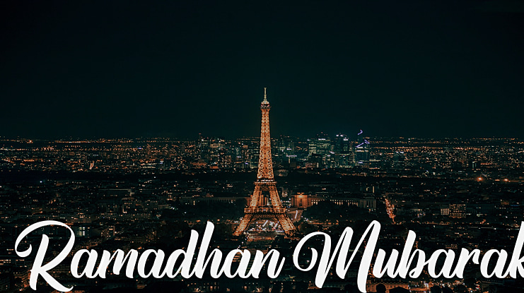 Ramadhan Mubarak Font