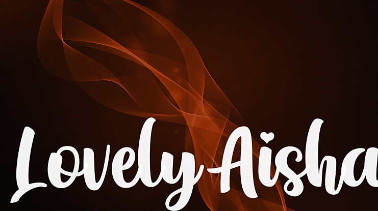 Lovely Aisha Font