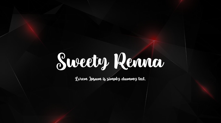 Sweety Renna Font