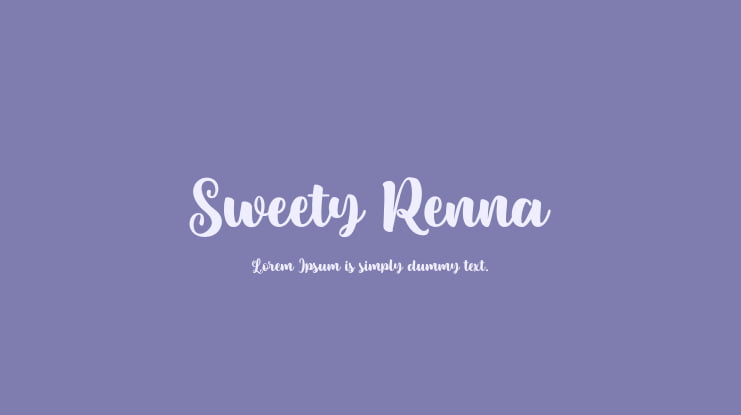 Sweety Renna Font
