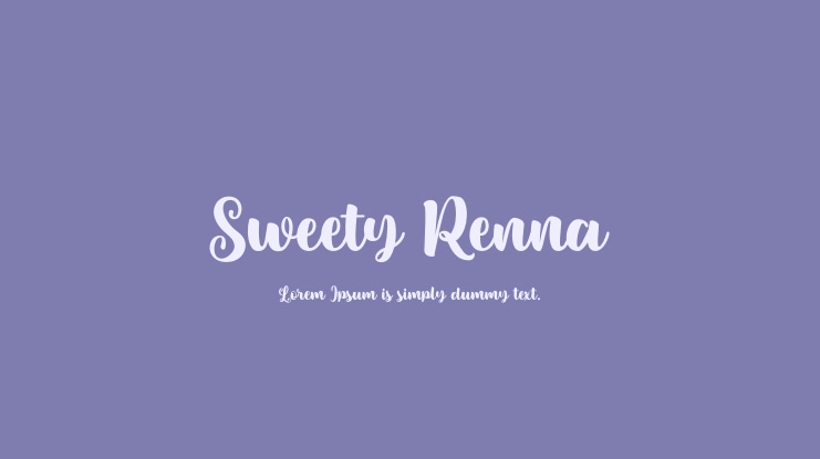 Sweety Renna Font