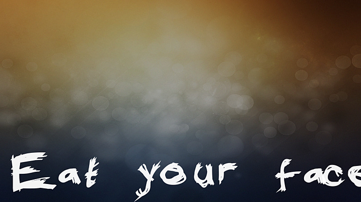 Eat your face Font