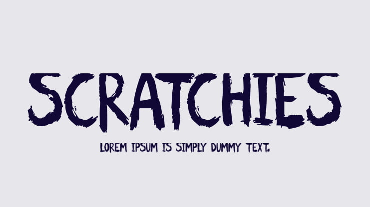 Scratchies Font