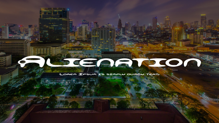 Alienation Font Family