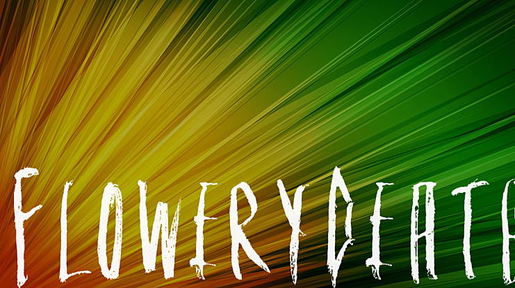FloweryDeath Font