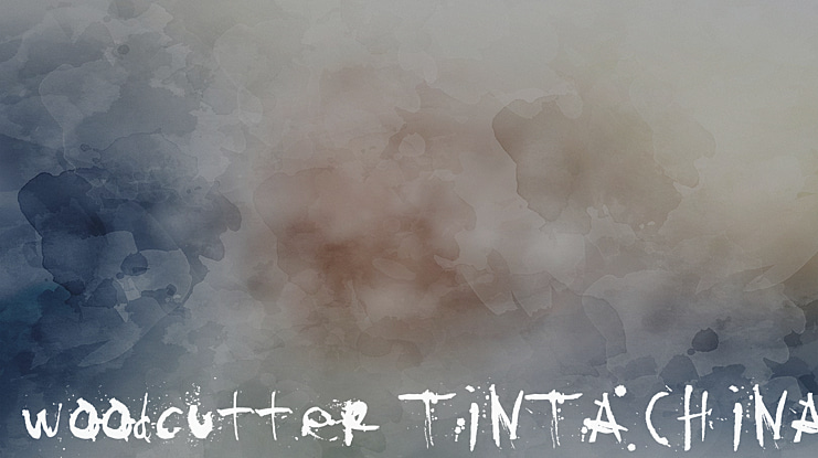 woodcutter TINTA CHINA Font
