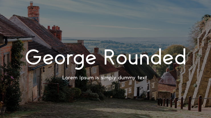George Rounded Font Family