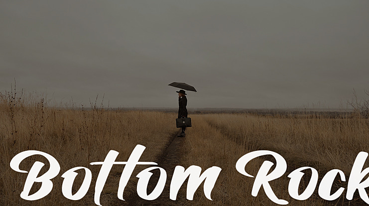 Bottom Rock Font