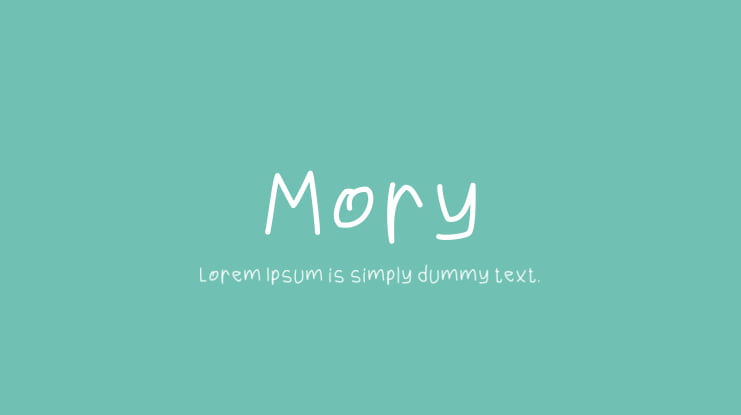 Mory Font