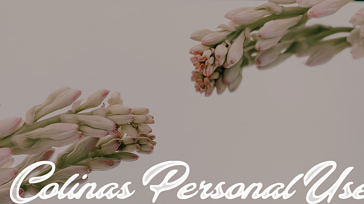 Colinas Personal Use Font