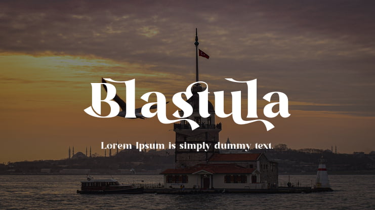 Blastula Font