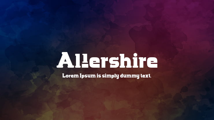 Allershire Font