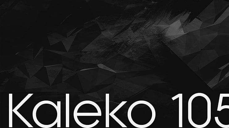 Kaleko 105 Font Family