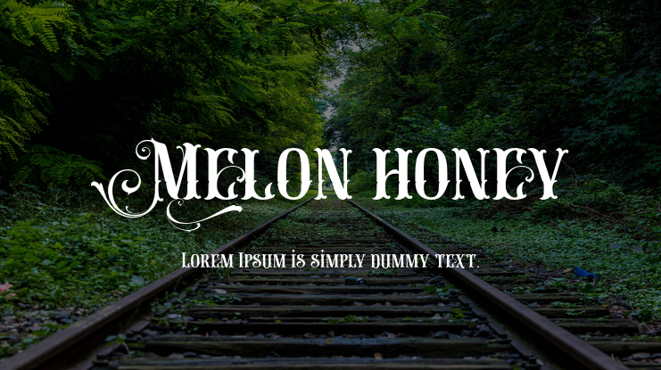 Melon honey Font