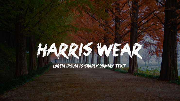 Harris Wear Font