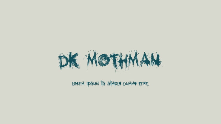 DK Mothman Font