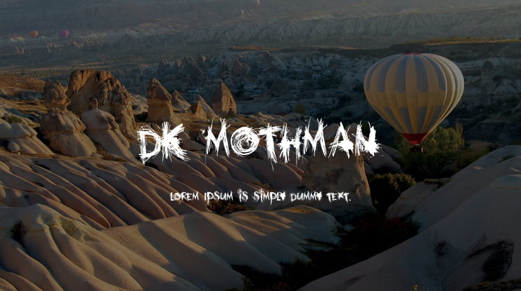 DK Mothman Font