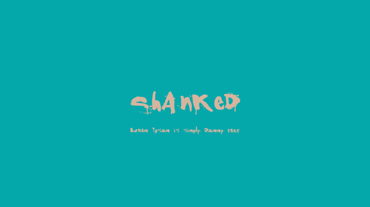 ShAnKed Font