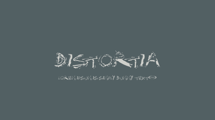 Distortia Font