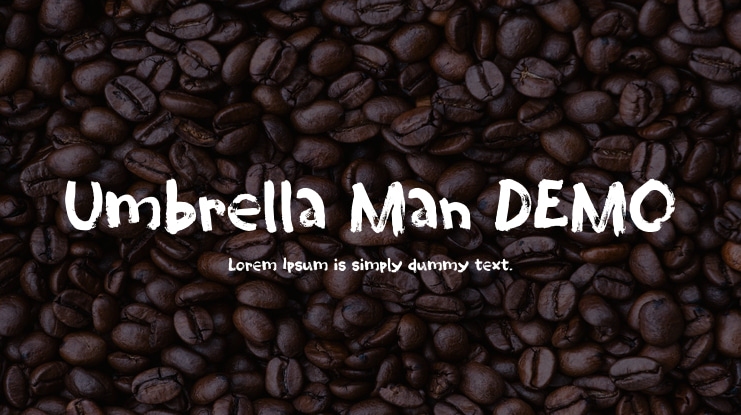 Umbrella Man DEMO Font