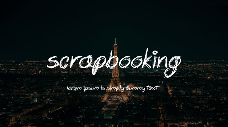 Scrapbooking Font